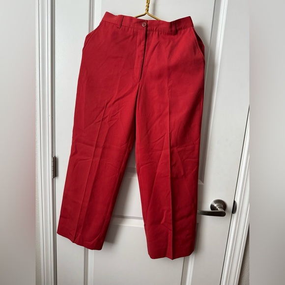 Vintage Trousers Pants Red